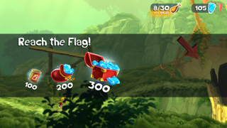 The flag mission type text, modified in the Forestegghunt level.