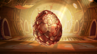A Bronze egg ready for hatching.