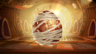 A bronze Sarcoph-Egg-Us ready for hatching.