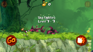 The start of the level Sky fighters.