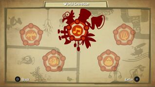 The Ghost Mode menu, with the Desert of Dijiridoos/Grumbling Grottos world selected