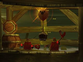 Two Slapdashes are protecting this cage.