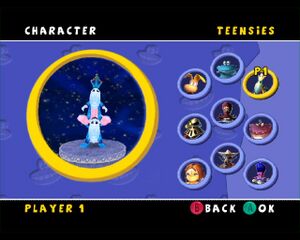 The second alternate skin for the Teensies in the Gamecube version of Rayman Arena.