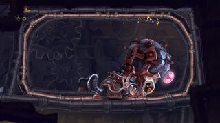 Mecha Carnivora revealing the first bubo.
