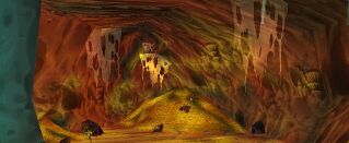 Deep within the Cave of Bad Dreams, Jano has hidden Polokus's precious treasure.