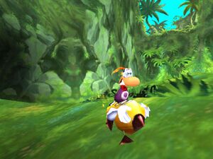 Rayman2RidingTheShell.JPG