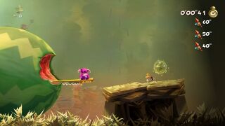 The beginning of the level.