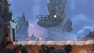 The start of the level.