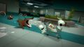 Some bulldogs attacking the Rabbids from Rabbids Go Home.