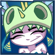 Annetta Fish as she appears on the icon for the trophy Merm-Aid!