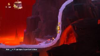 The first wall running section of the game.