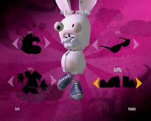 The Bunny costume.