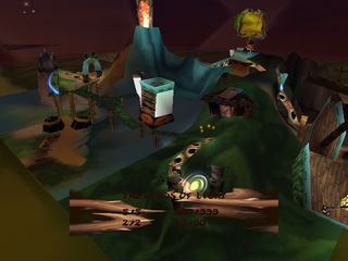 An example of random textures on the Isle of Doors
