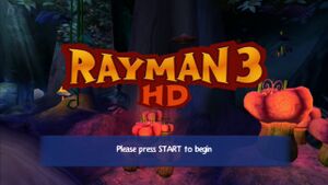 The title screen.