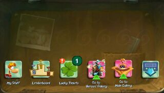 All UI elements can be interacted with using the touch screen.