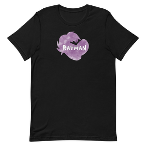 Rayman Purple Logo T-Shirt Black.png