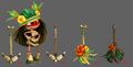 Early weapon options.