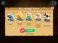 All in One Pack pop-up
