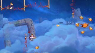 Big birds that shoot fireballs.