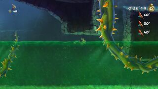 The players can swim in the water.