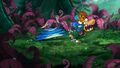 Rayman and Globox slapping each other more after their first meeting.