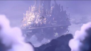 The floating city of the Moody Clouds before the explosion.