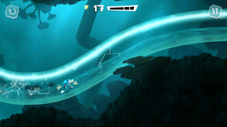 A water container the player can go inside and ride a current.