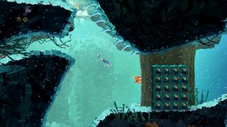 The blocks ahead can be destroyed.