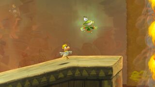 Rayman after being turned into a duck.