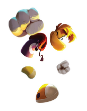 Rayman, as he appears in Rayman Legends.