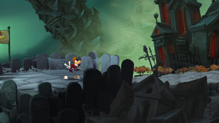 The end of the level.